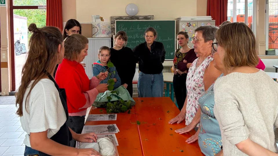 Les ateliers de Milena & Sophie ont partagé leur passion des plantes sauvages à Villers en fête