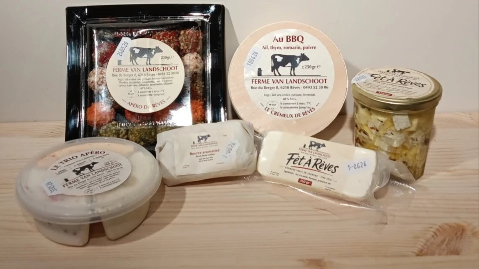 La ferme Van Landschoot présente les fromages fermiers fabriqués à Rèves