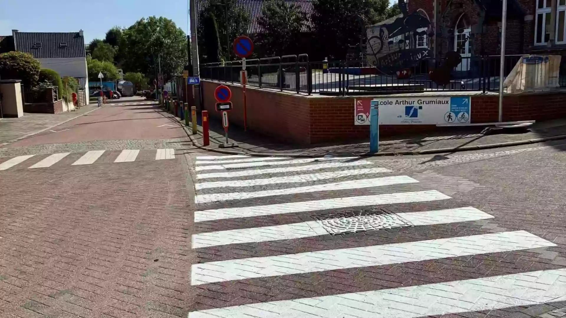 Des marquages routiers remis en couleur pour améliorer la sécurité