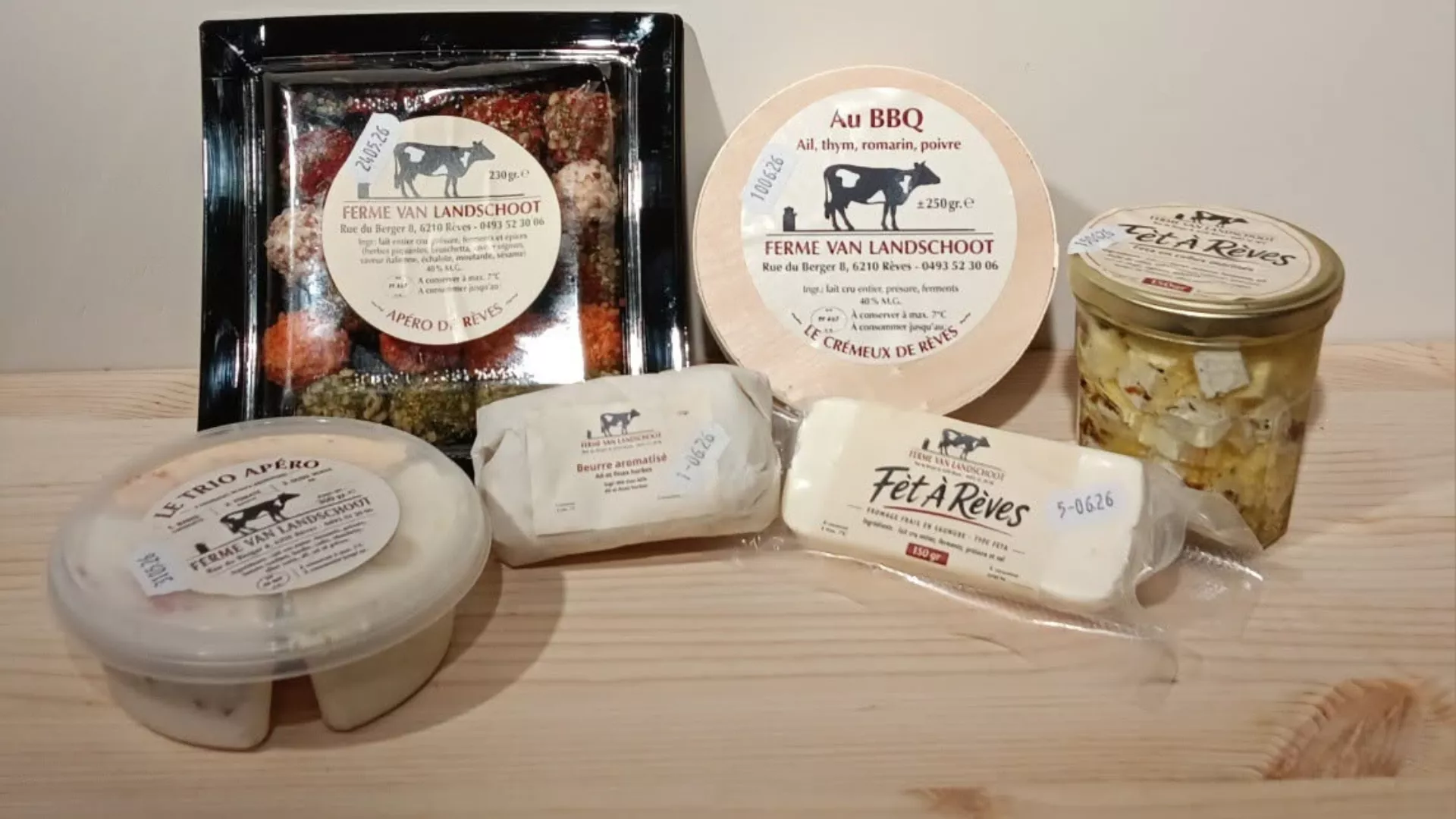 La ferme Van Landschoot présente les fromages fermiers fabriqués à Rèves